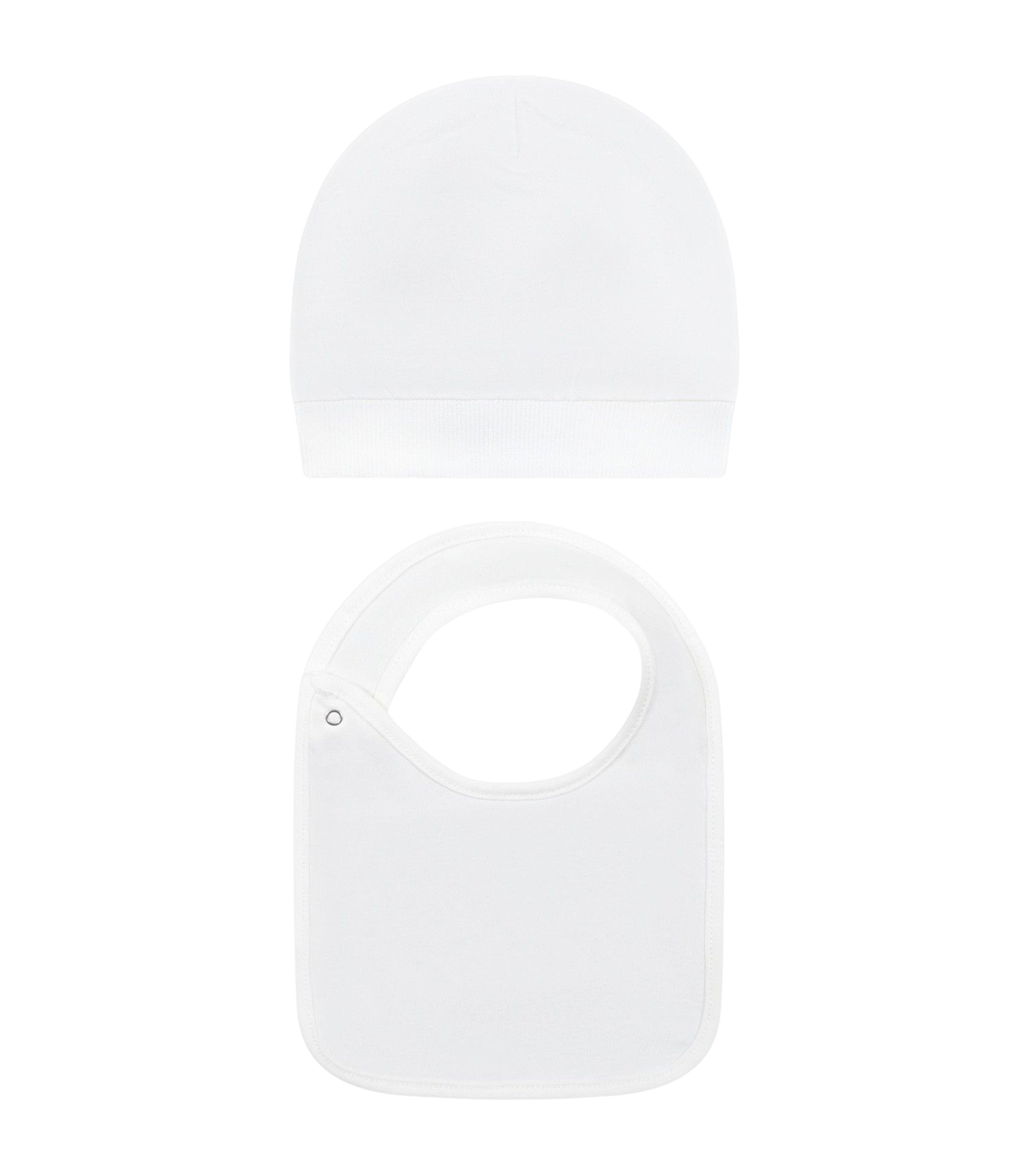 MOSCHINO Set coordinato cappello e bavetta Bianco MUY04Y-LAA03 CLOUD MOSCHINO 