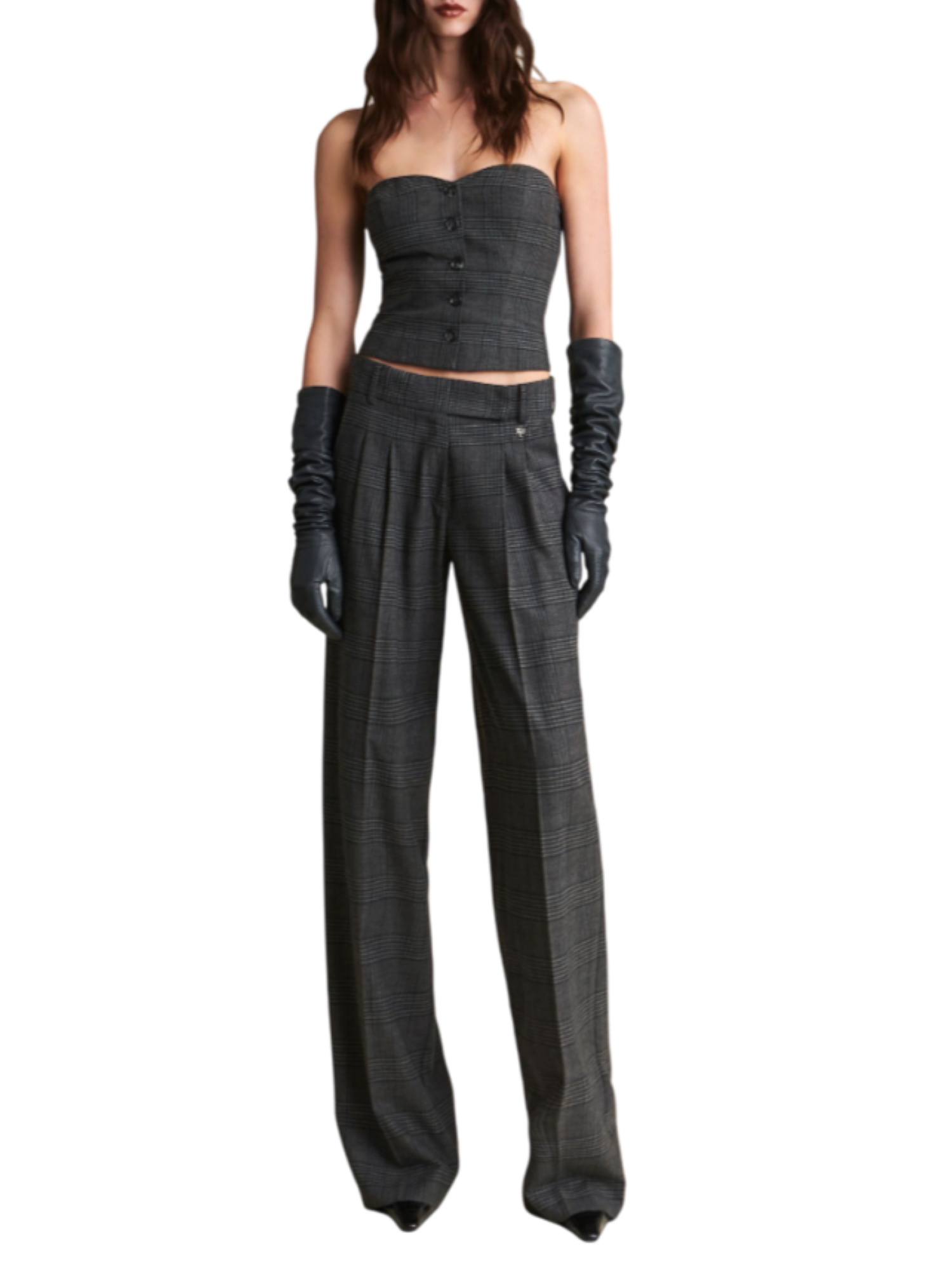 Aniye By top Corset Daliah fantasia check grigio 181227 02441 ANIYE BY 