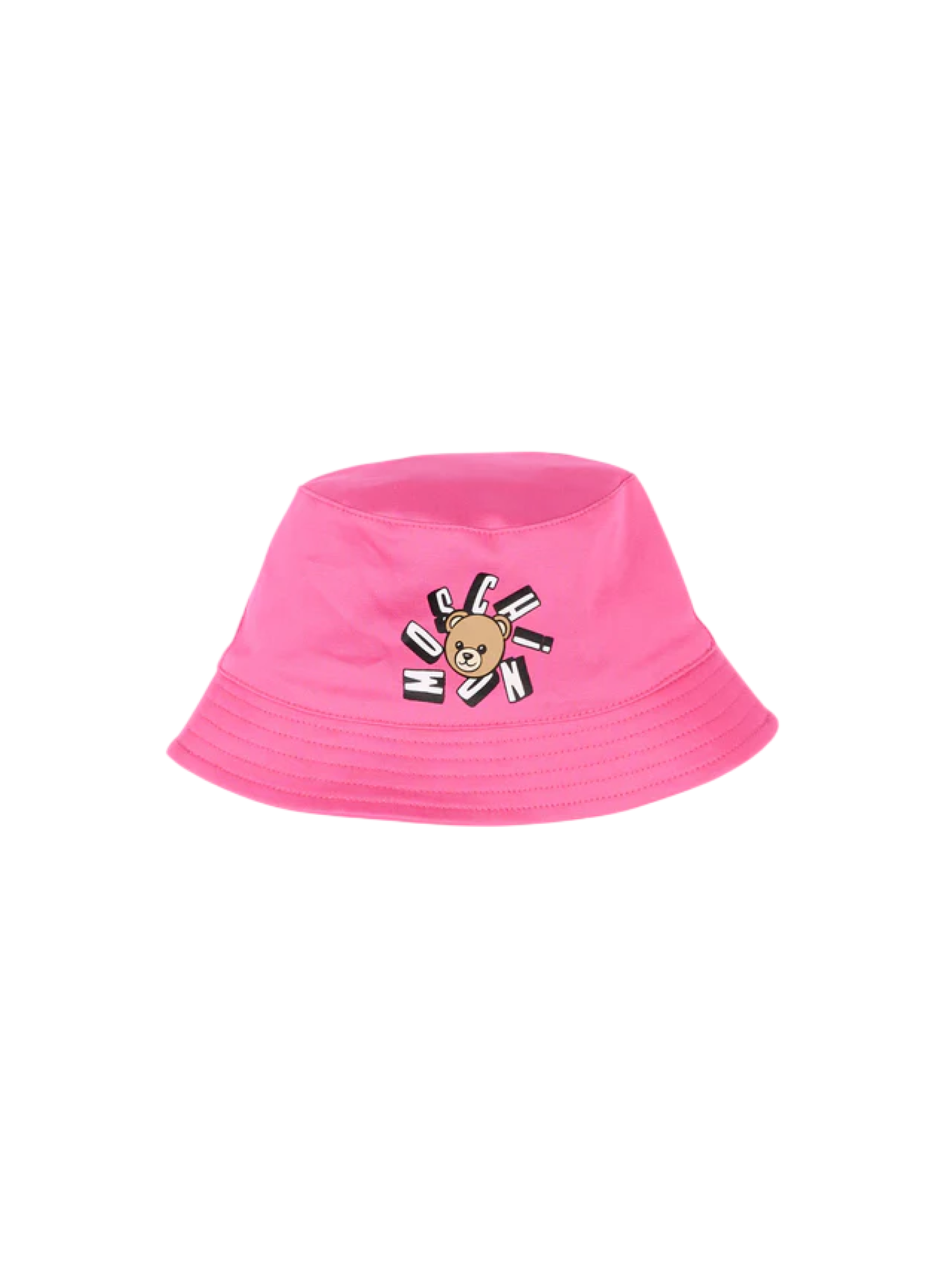 Moschino cappello alla pescatora neonato con orsetto fucsia MNX057-LPA01 50533 MOSCHINO 