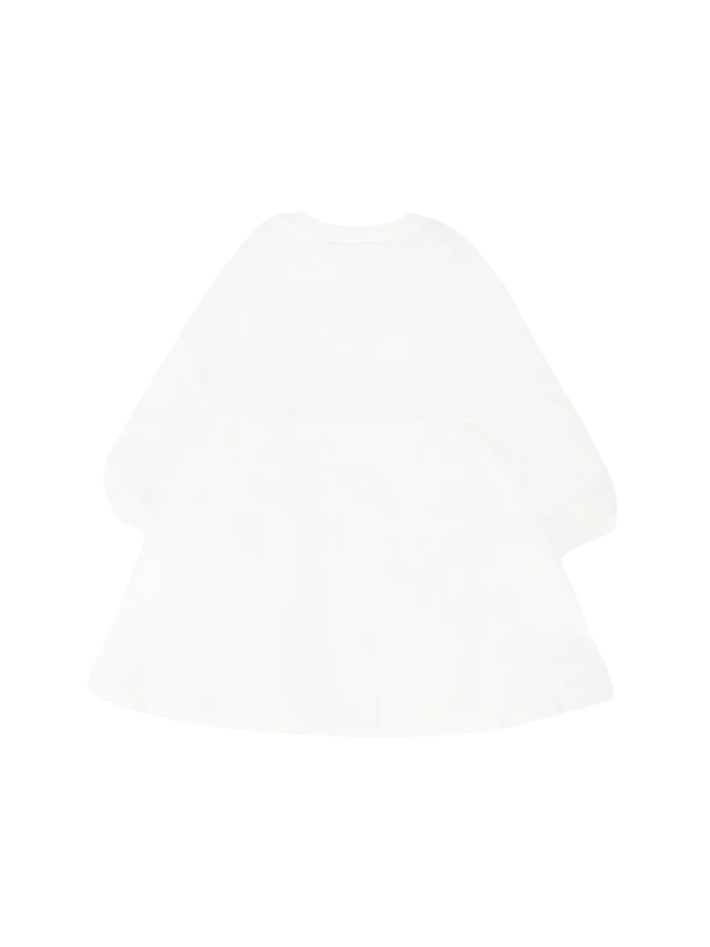 Moschino abito neonata in felpa panna MDV0CU-LCA40 10063 MOSCHINO 
