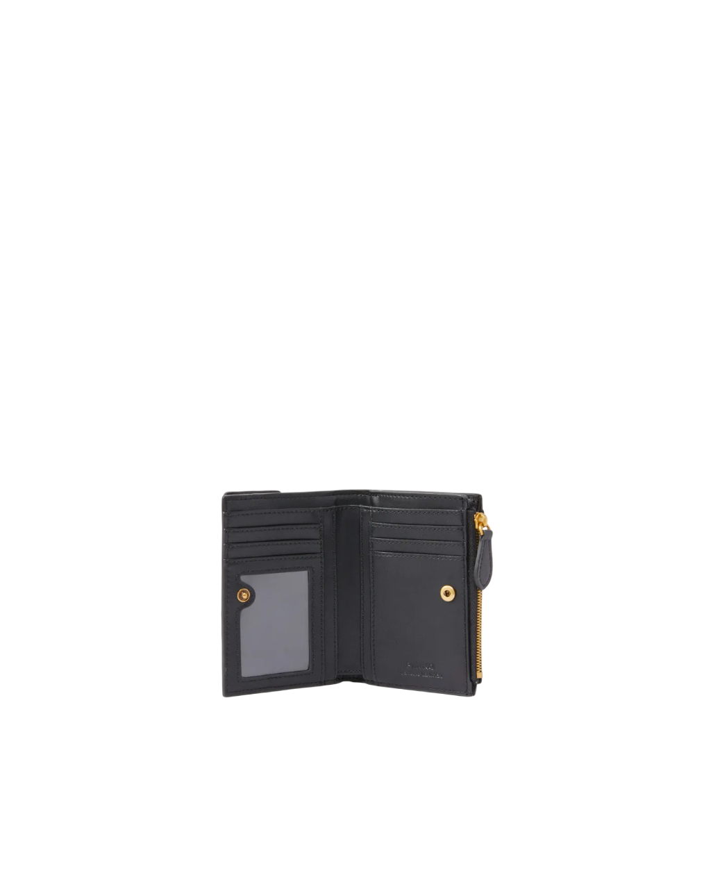 Pinko portafogli Compact Wallet in pelle martellata nero 103612-A29Q Z99Q PINKO 