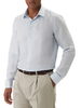 Calvin Klein camicia uomo misto lino slim fit celeste
