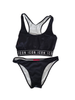 Icon bikini top e slip con logo nero