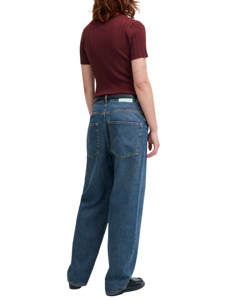 Jjxx polo donna a costine bordeaux 12280289 CABERNET JJXX 