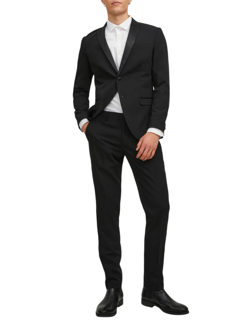 Premium by Jack&Jones completo uomo Franco slim nero 12220012 BLACK PREMIUM BY JACK&JONES 