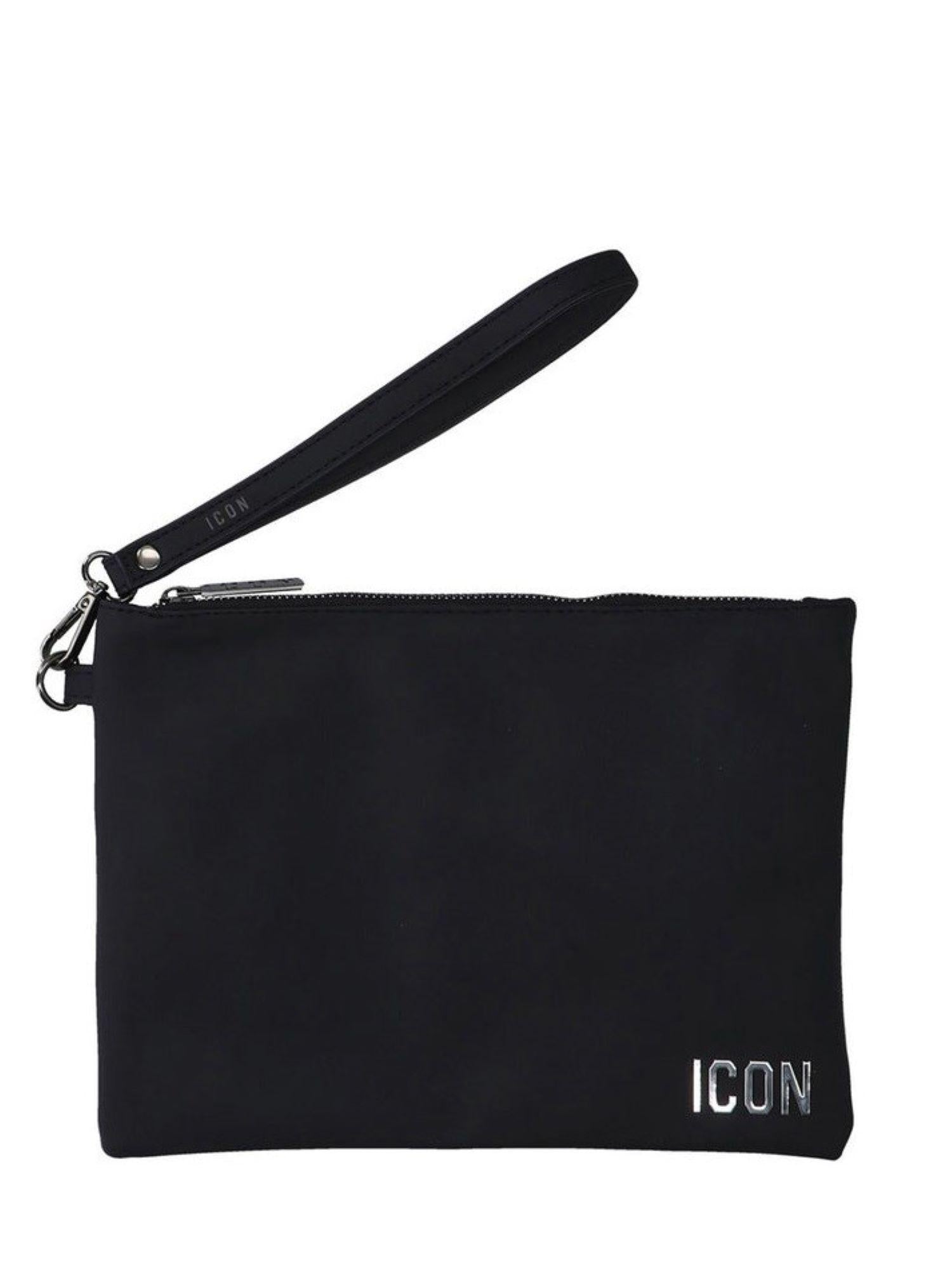 Icon pochette uomo con cinturino da polso nero INZ012 NERO ICON 