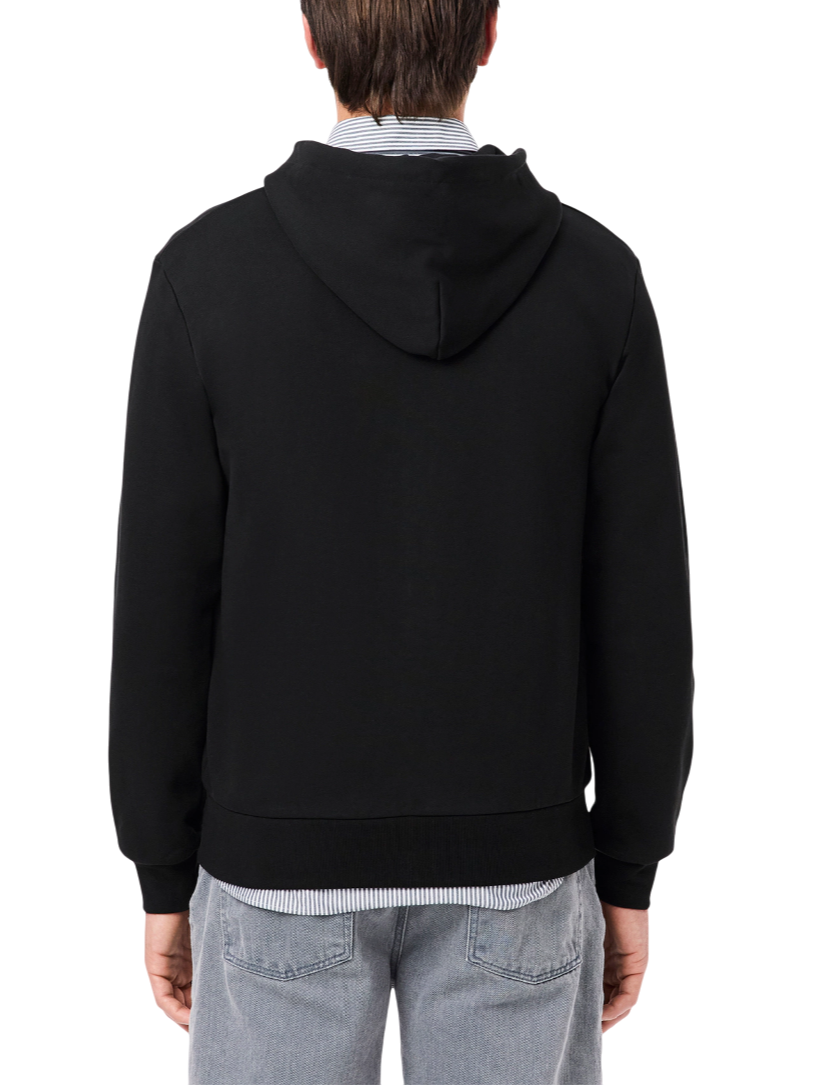 Lacoste felpa con zip e cappuccio nero SH9809 031 LACOSTE 