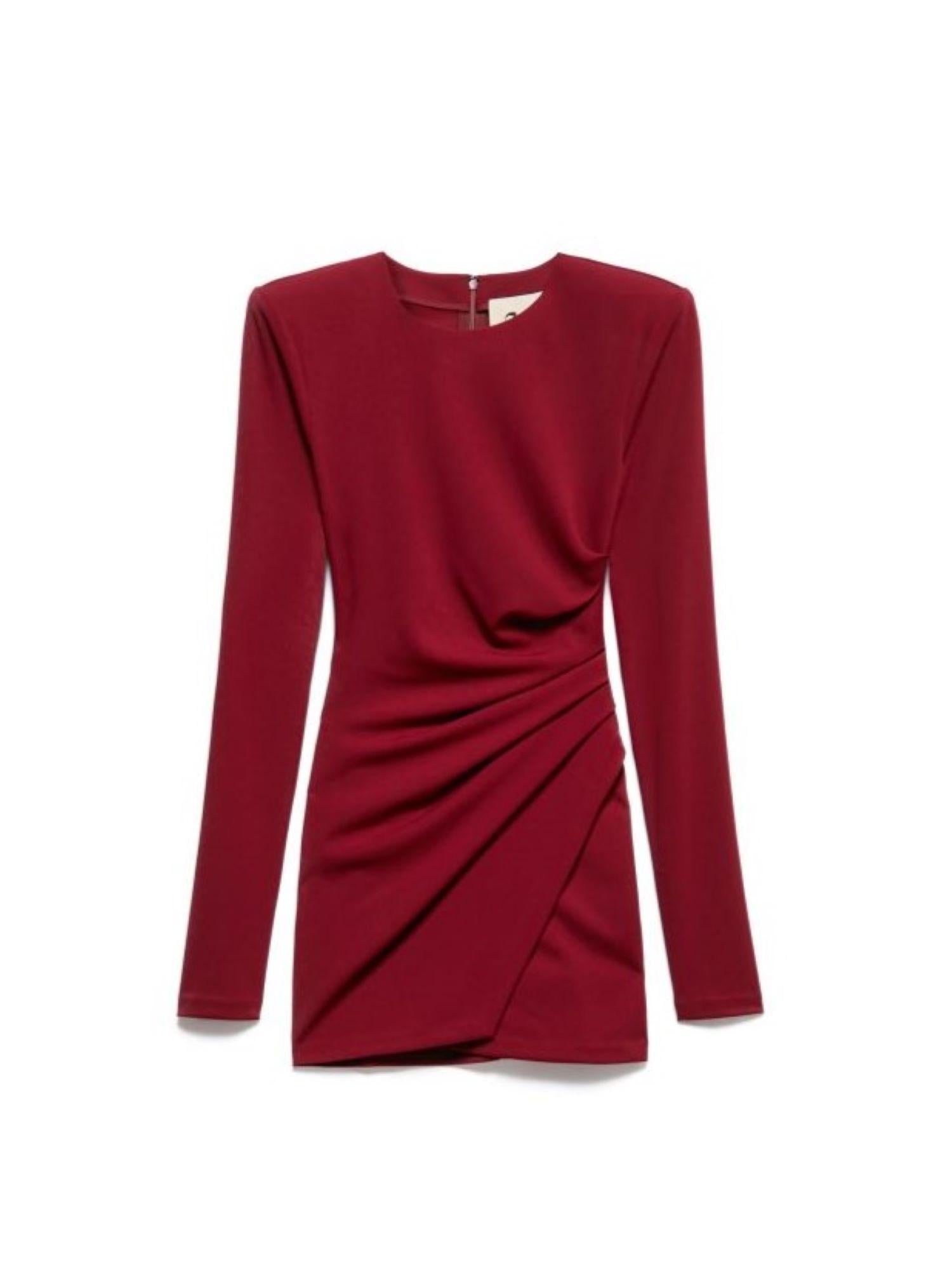Aniye By abito corto Sienna in crepe bordeaux 181281 02144 ANIYE BY 
