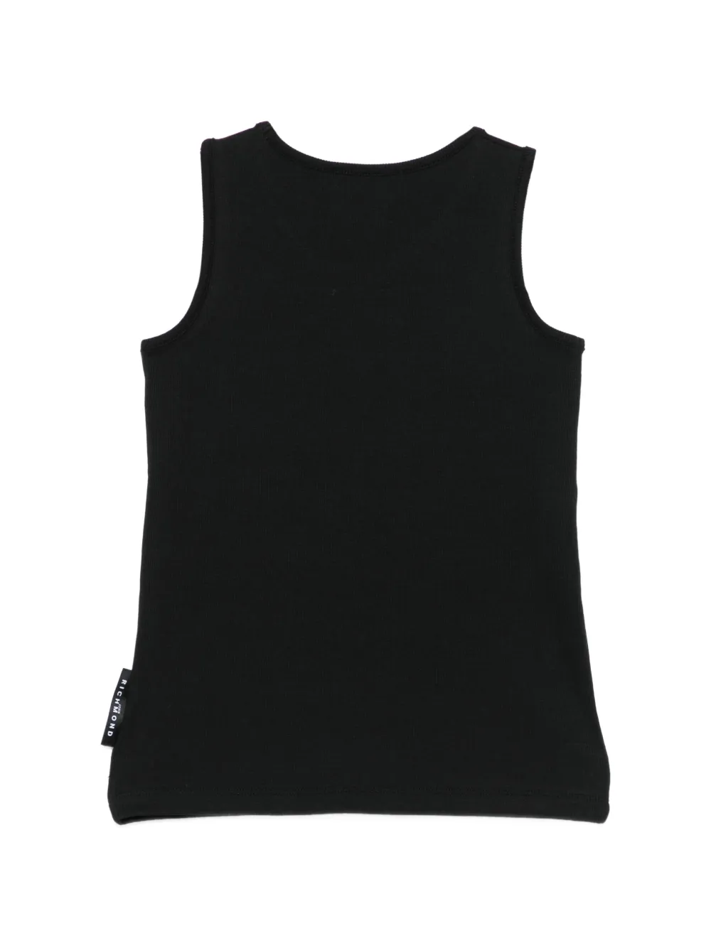 John Richmond canotta crop bambina con logo nero RGP26172CN BLACK-WHITE John RICHMOND 