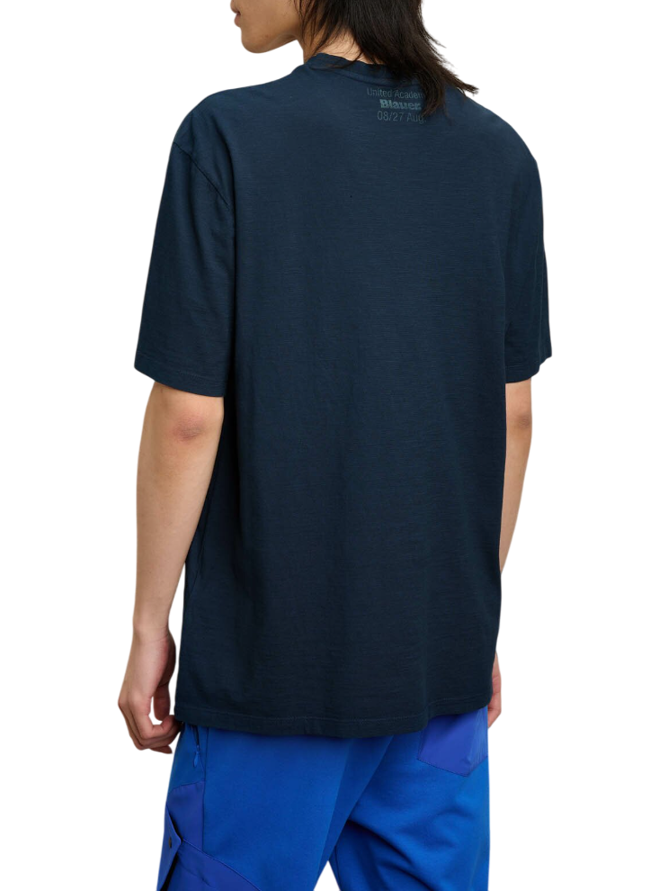 Blauer T-shirt maniche corte con taschino Greendale blu 25SBLUH02276-005695 888 BLAUER 