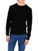 Yes Zee maglia girocollo uomo misto lana nero