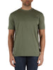 John Richmond T-shirt manica corta in jersey verde militare