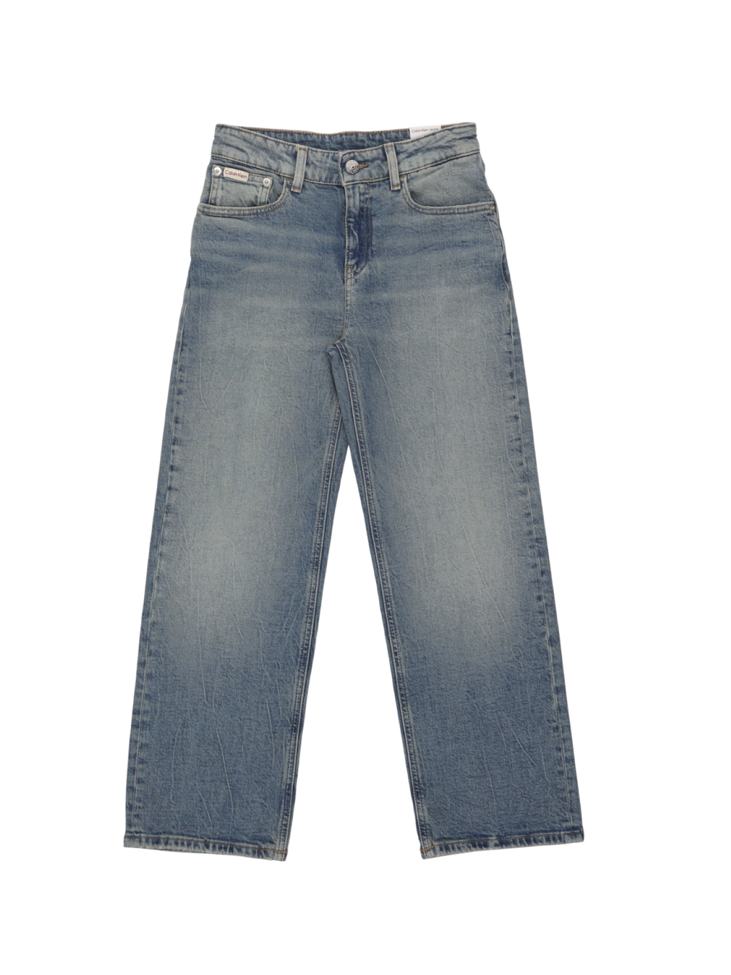 Calvin Klein jeans jeans gamba larga Skater lavaggio blu IB0IB02541 1A4 Calvin Klein Jeans 