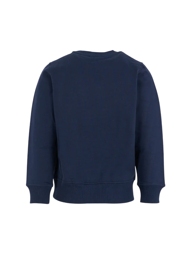 Moschino felpa bambino con logo blu HPF08V-LCA83 40016 MOSCHINO 