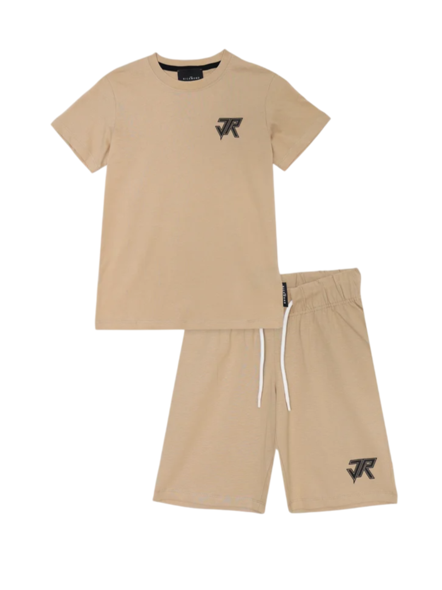 John Richmond completo in jersey T-shirt e bermuda beige RBP25134CJ BEIGE DARK John RICHMOND 
