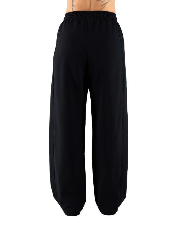 County of Milan pantaloni donna gamba larga nero CM30031 NERO COUNTY OF MILAN 