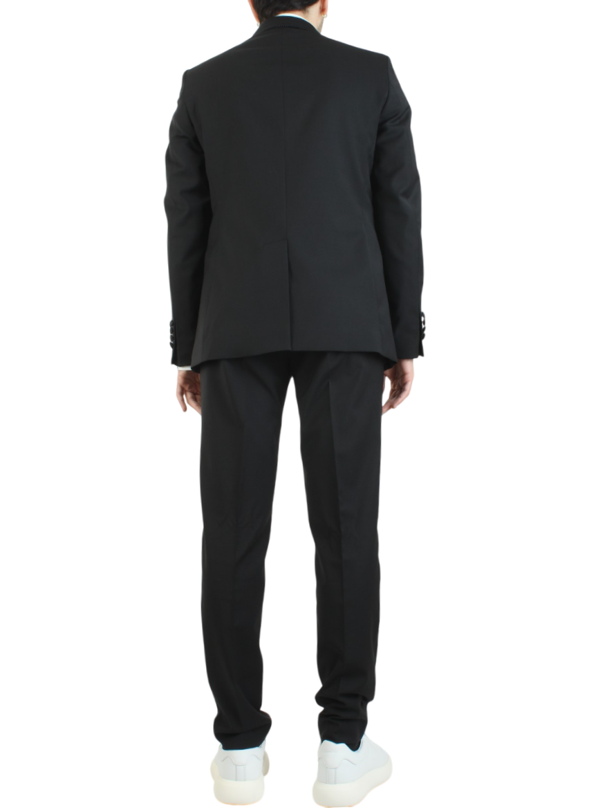 Mulish abito elegante uomo monopetto nero ZANTERASO-AB213 NERO MULISH 