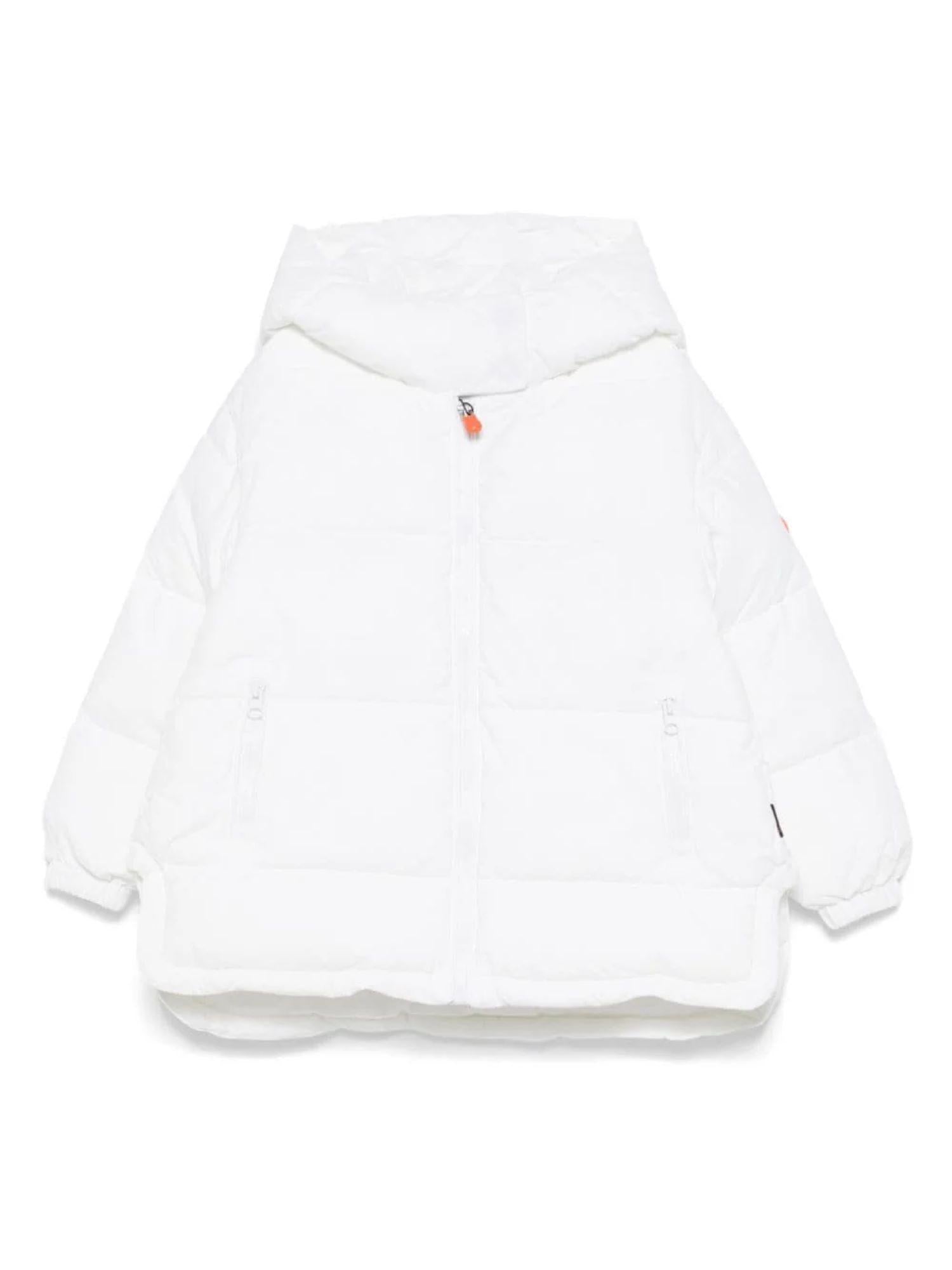 Save The Duck piumino trapuntato Glenda con cappuccio bianco J41256G-COFY19 00000 SAVE THE DUCK 