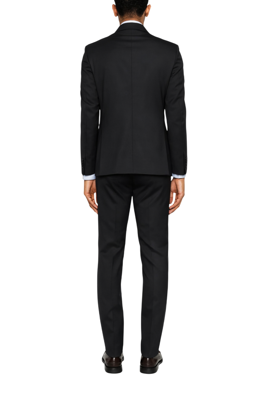 Manuel Ritz abito uomo giacca doppiopetto e pantaloni nero 4030A3398-263090 99 MANUEL RITZ 