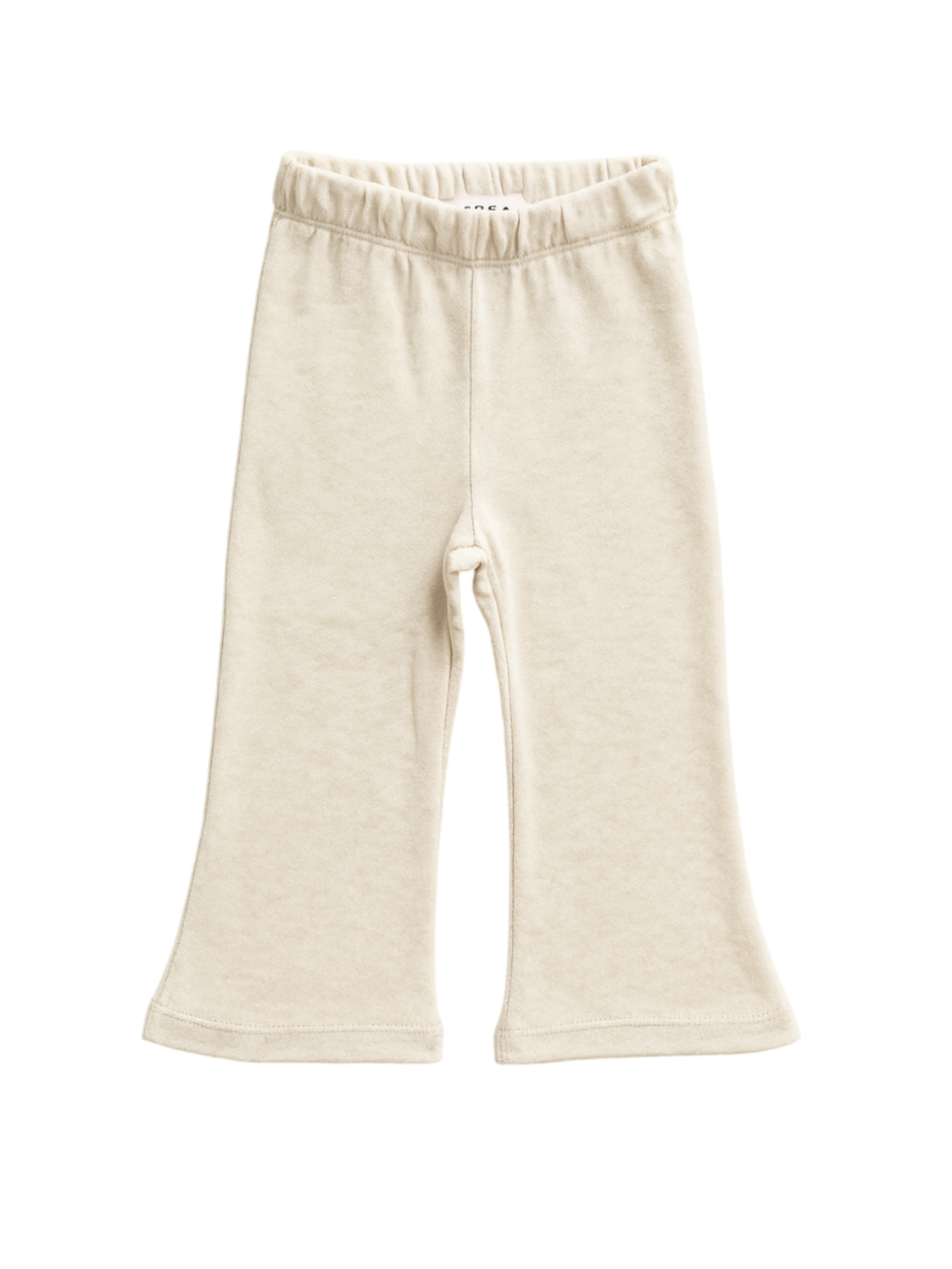 Please pantaloni bambina in maglia flare ecrù FJ49230G77 1134 PLEASE KID 