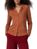 Surkana camicia manica lunga in fantasia arancio
