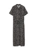 Vero Moda abito corto chemisier donna in fantasia nero beige