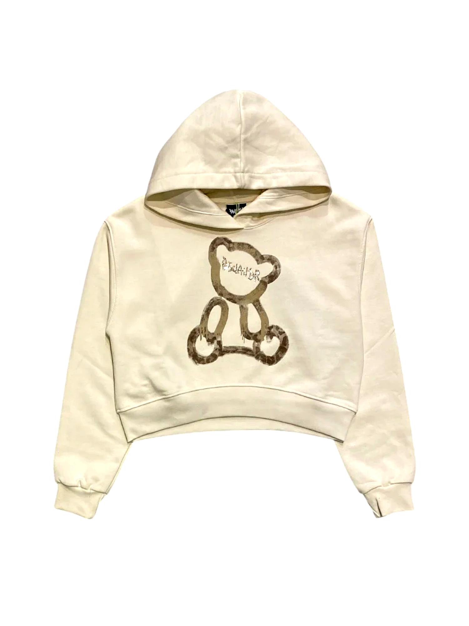 Disclaimer felpa bambina con cappuccio color latte 58750 LATTE DISCLAIMER 