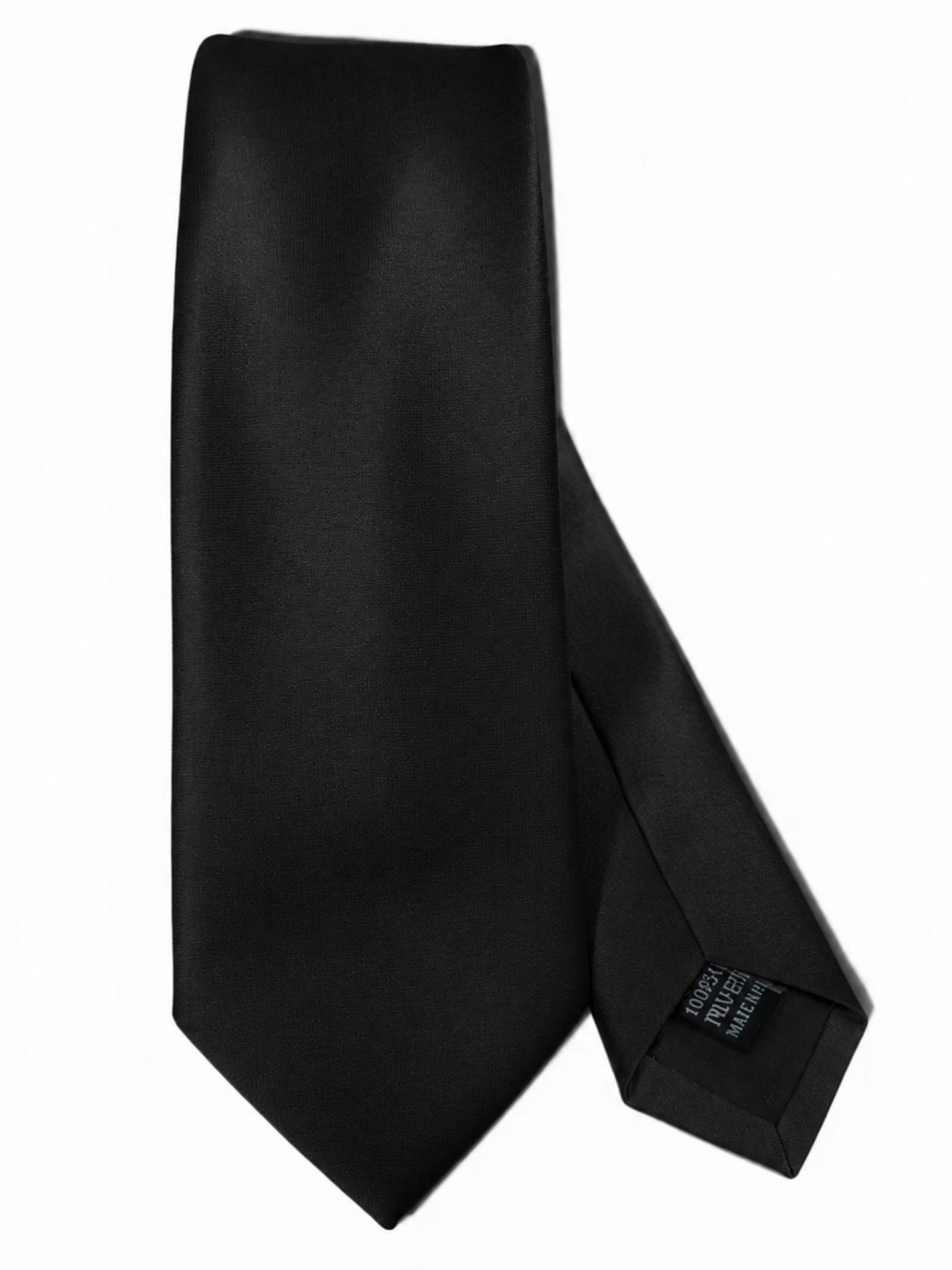 Manuel Ritz cravatta uomo in raso nero 4030K500-263105 99 MANUEL RITZ 
