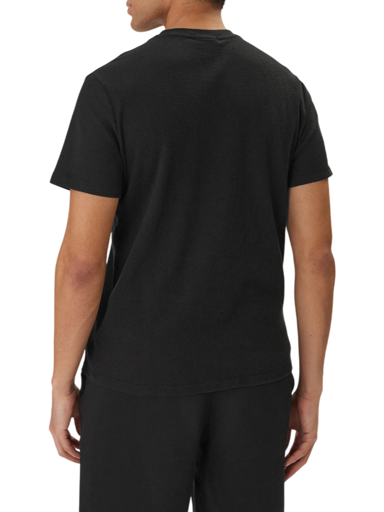 Calvin Klein Jeans T-shirt manica corta uomo patch logo nero LV04RD008G UB1 Calvin Klein Jeans 