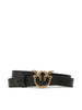 Pinko cintura Love Berry h2 in pelle nero oro