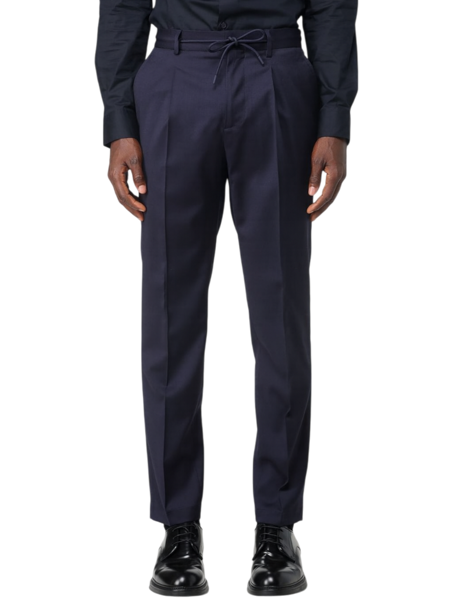 Manuel Ritz pantaloni in tessuto tecnico blu 3932P5004C-253759 89 MANUEL RITZ 