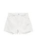Vero Moda shorts donna in denim con strappi bianco