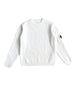 C.P. Company maglia bambino a costine bianco