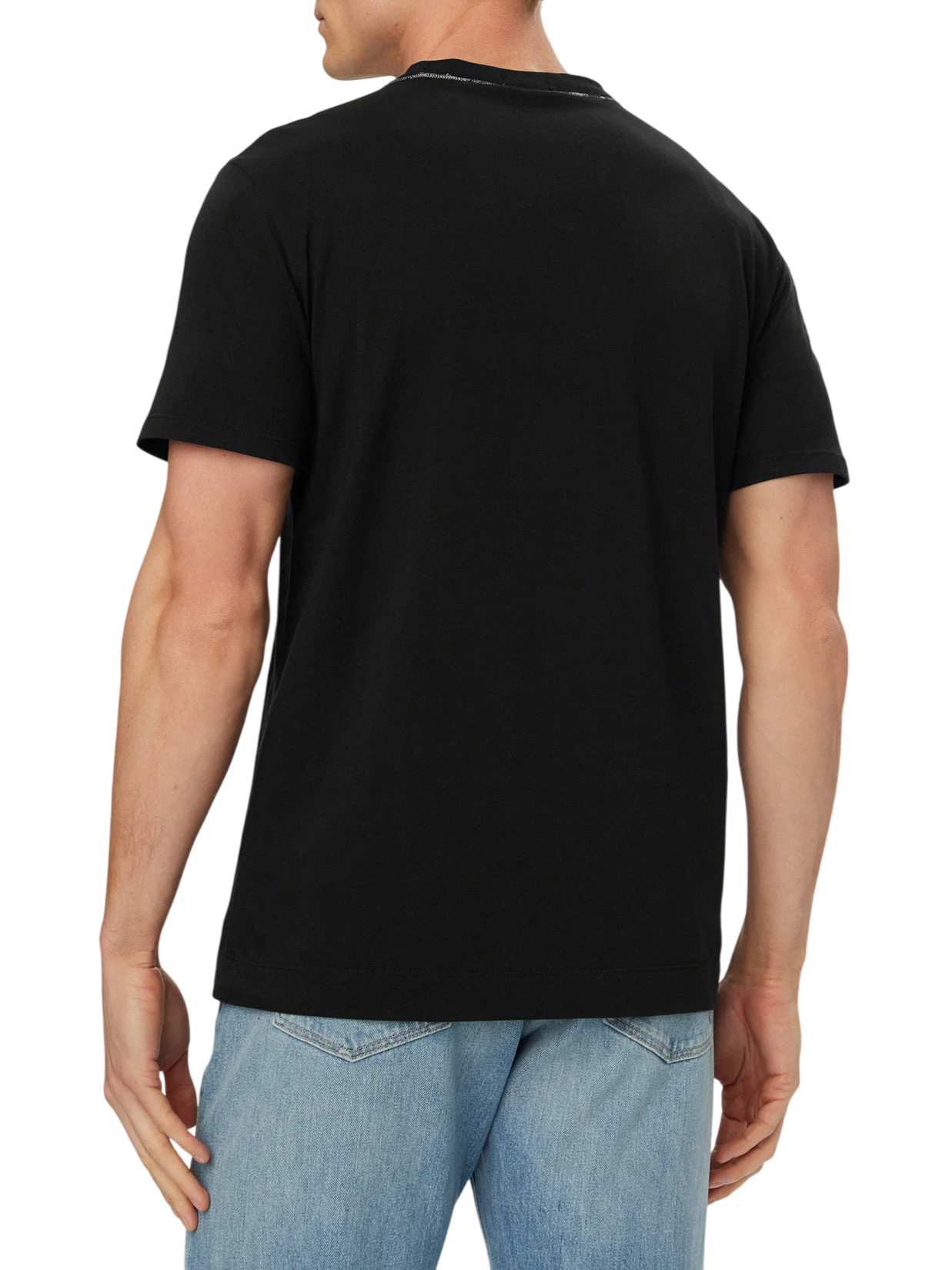 Calvin Klein T-shirt uomo in jersey manica corta nero LV04LF223G UB1 Calvin Klein 