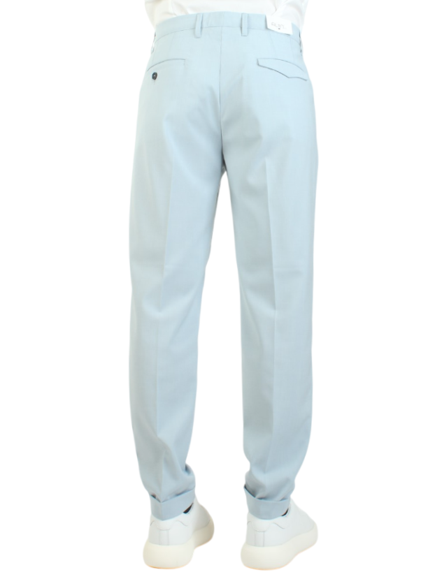 Alta Tensione pantaloni gamba dritta celeste polvere 2600RP-ORO POLVERE ALTA TENSIONE 
