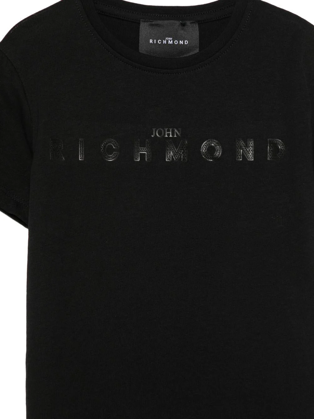 John Richmond T-shirt bambina Loceni con logo nero RGP26017TS BLACK John RICHMOND 