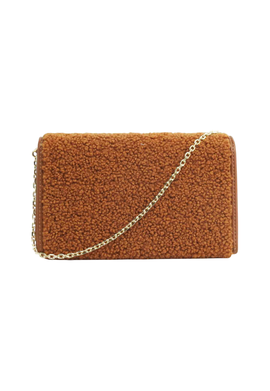 Love Moschino borsa a tracolla in tessuto Teddy marrone JC4379PP0N-KS1 20A MOSCHINO LOVE 
