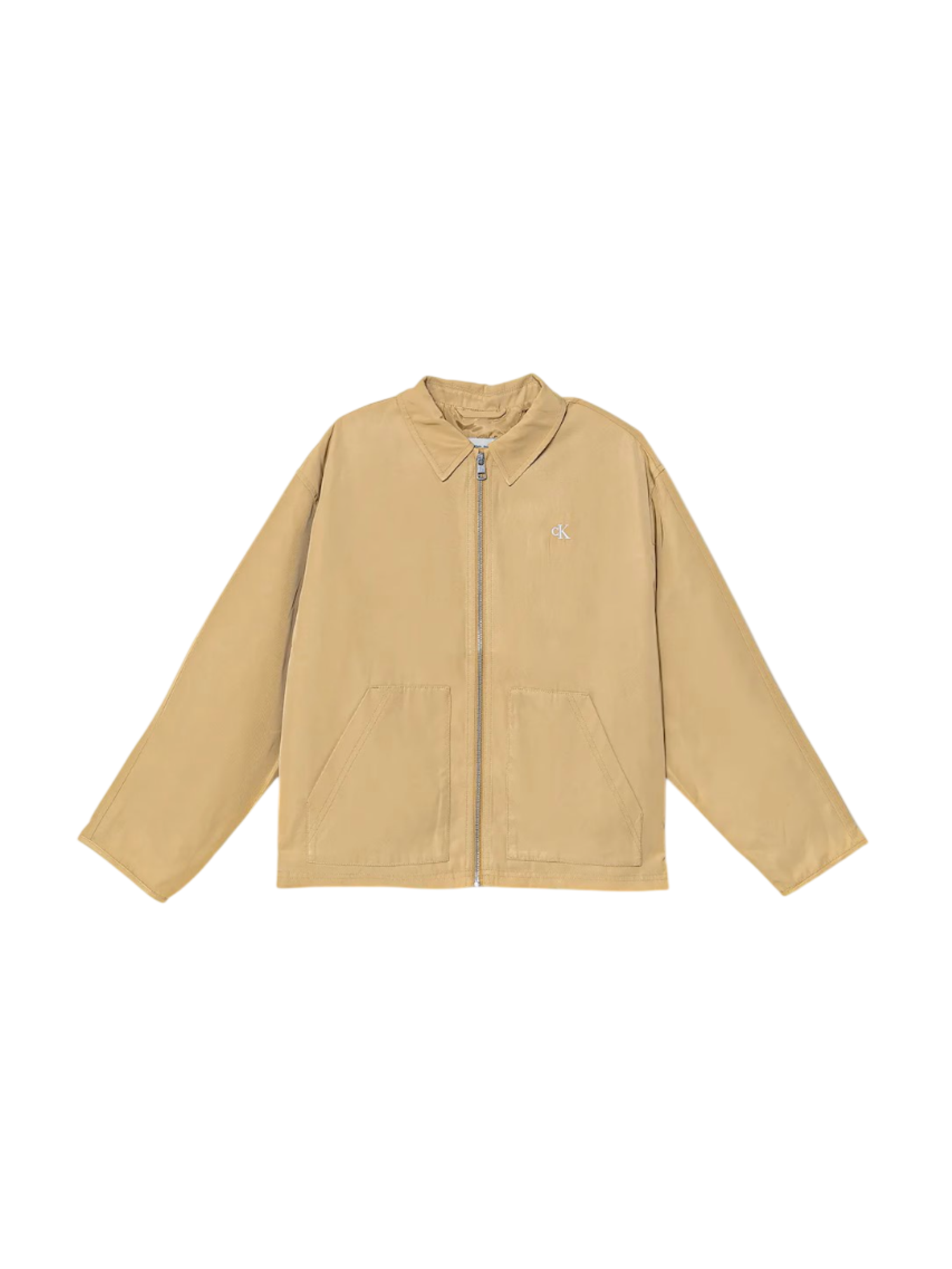 Calvin Klein Jeans giubbino bambino con zip cammello IB0IB02628 ACA Calvin Klein Jeans 