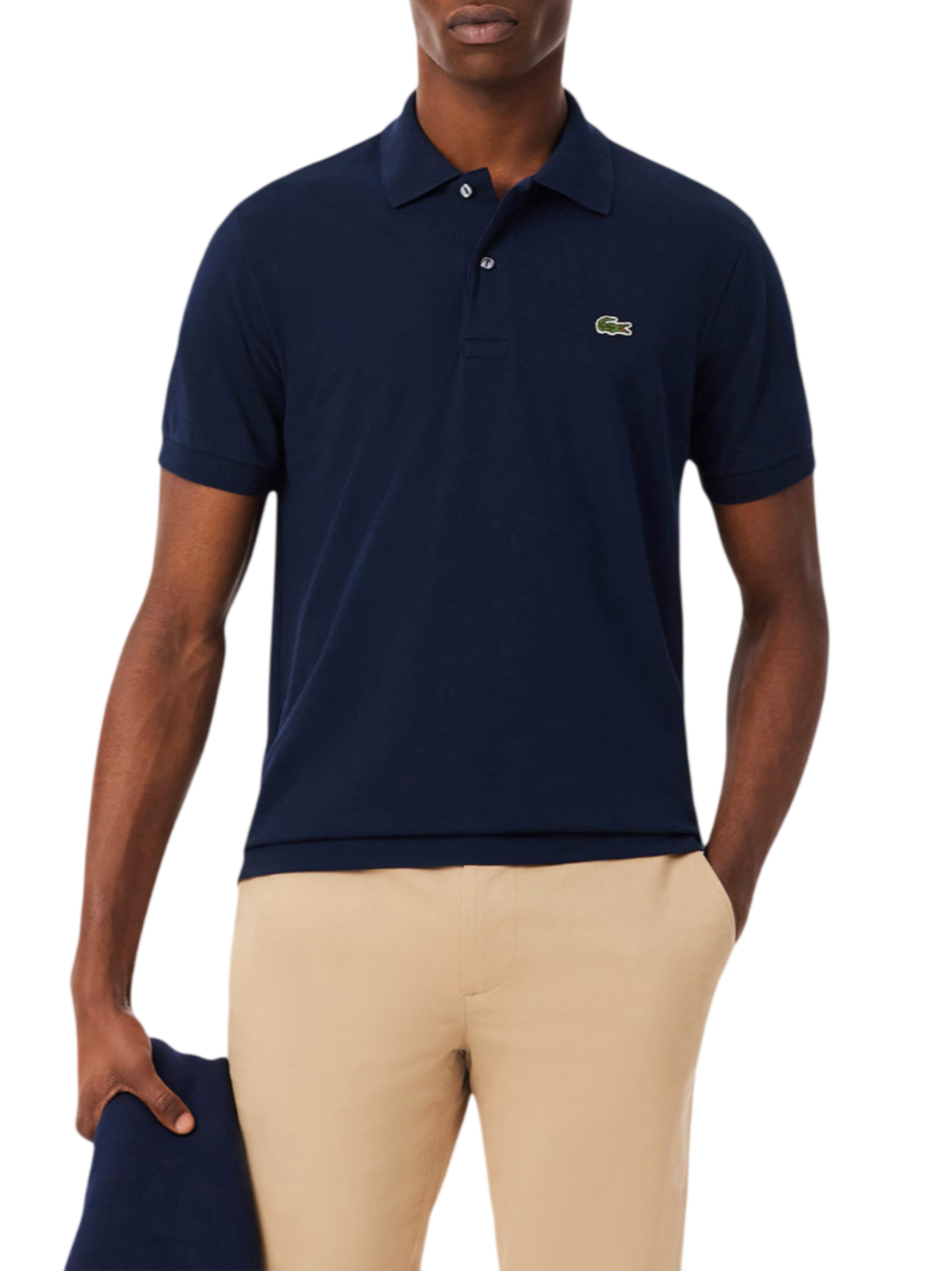 Lacoste polo manica corta 12.12 light in piquè blu navy PH9851 166 LACOSTE 