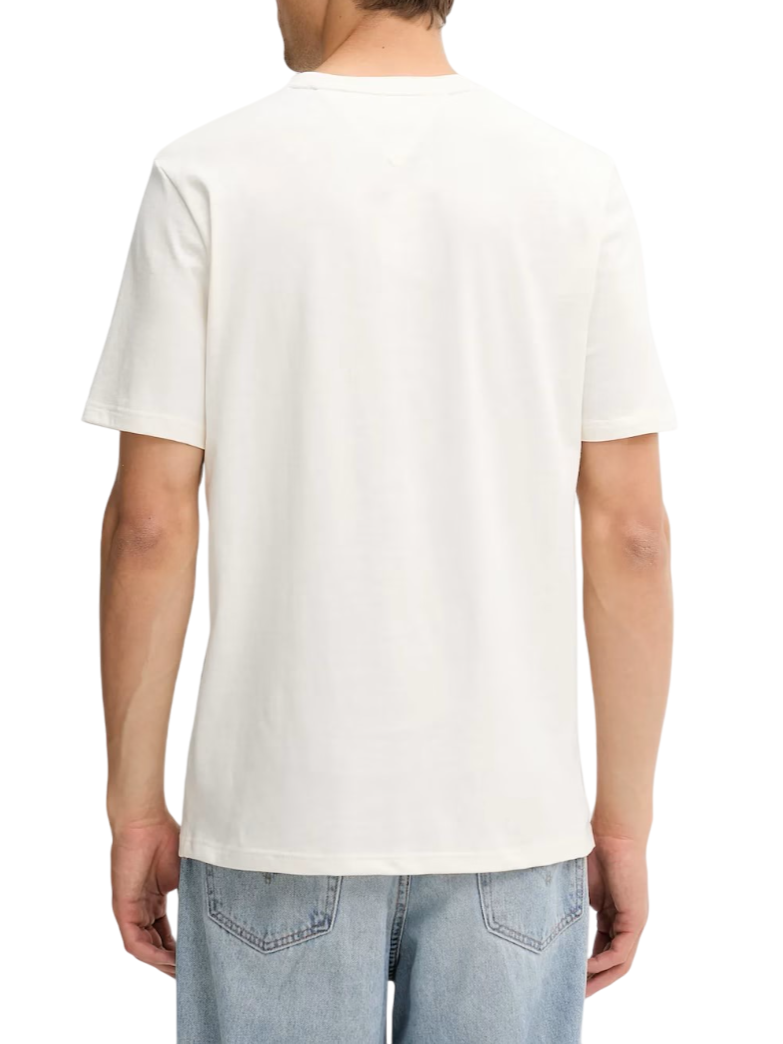 Tommy Hilfiger T-shirt uomo manica corta beige chiaro MW0MW39845 Z00 Tommy Hilfiger 
