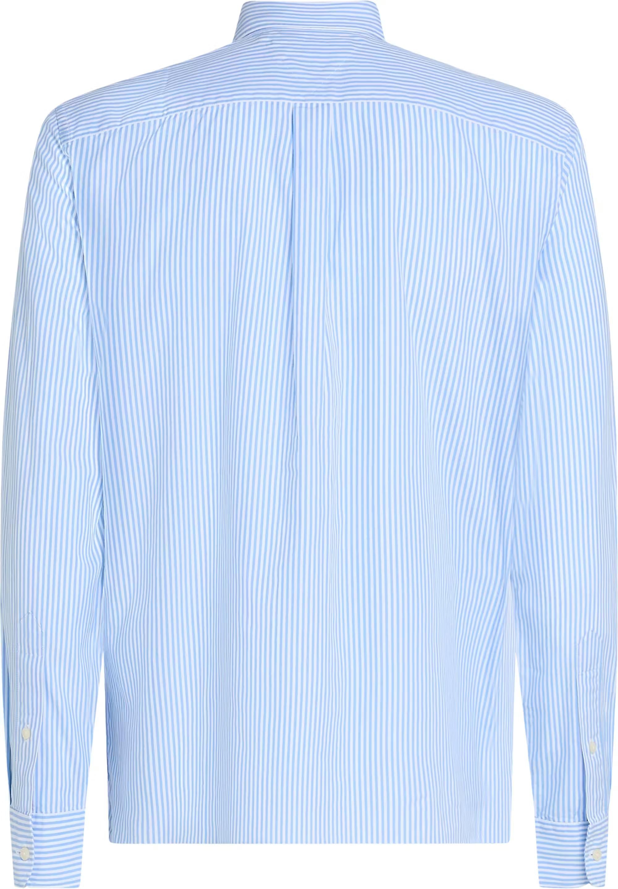 Tommy Hilfiger camicia manica lunga a righe celeste bianco MW0MW375490 0A7 Tommy Hilfiger 