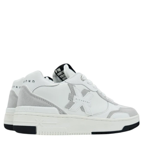 John Richmond sneakers uomo in pelle e suede grigio bianco 29109-CP A John RICHMOND 