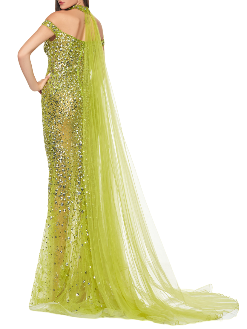 IMPERO Couture J2107-24VERDE MELA