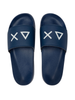 Sun68 ciabatte uomo in gomma con logo blu