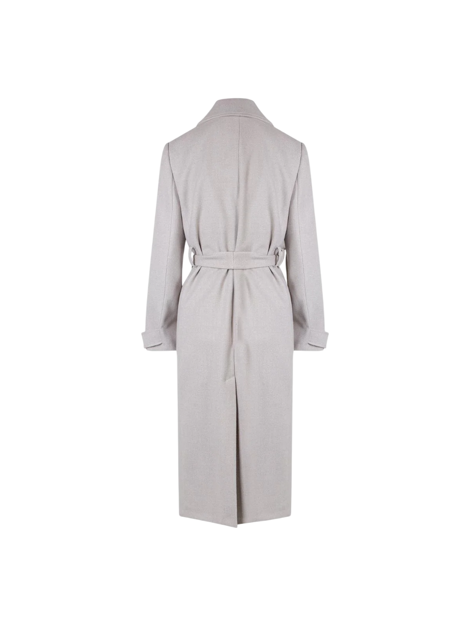Lola by Sandro Ferrone cappotto lungo con cintura ecrù L15YBFBALI CACHA Lola BY S.FERRONE 