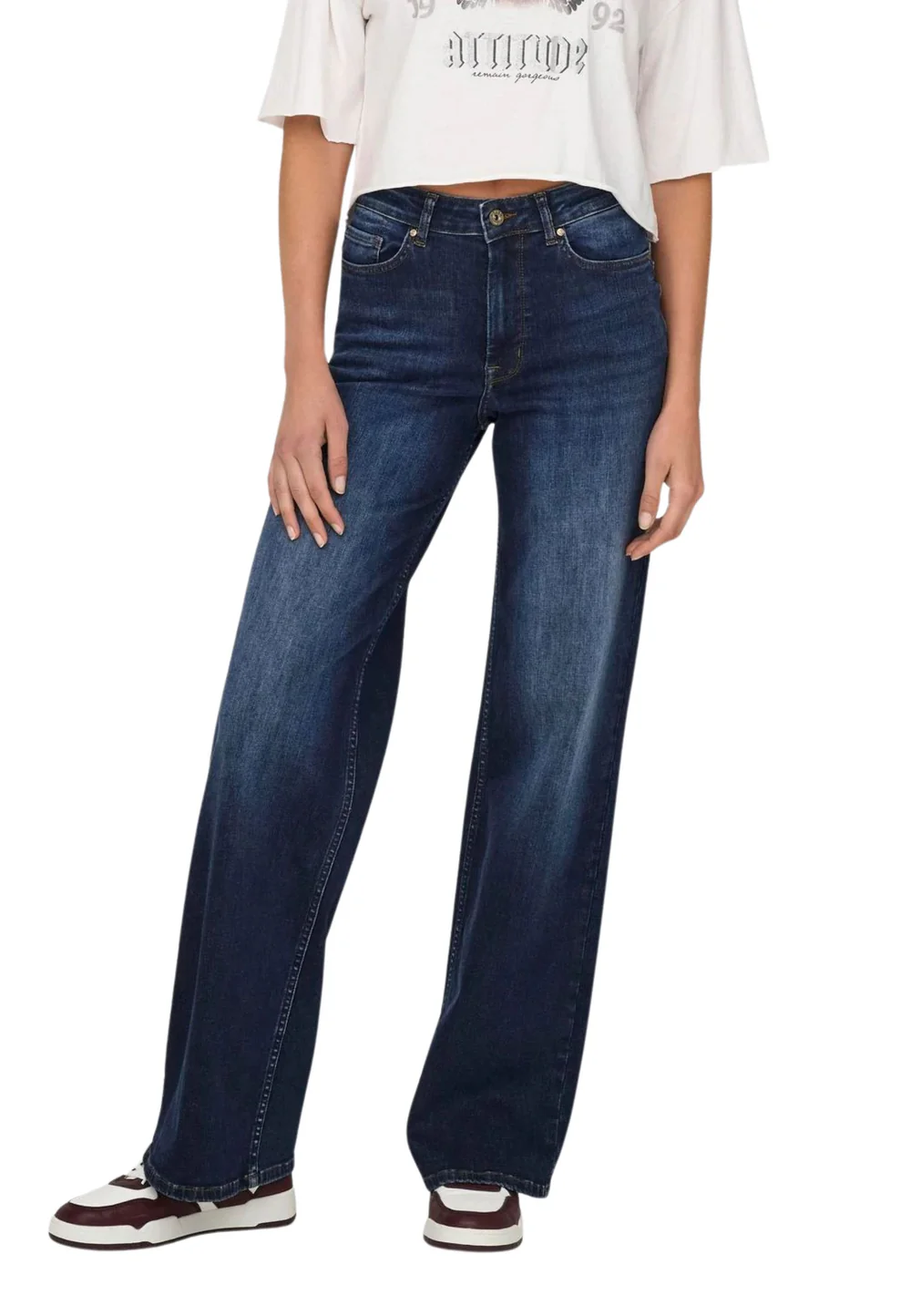 Only jeans Madison a vita alta blu