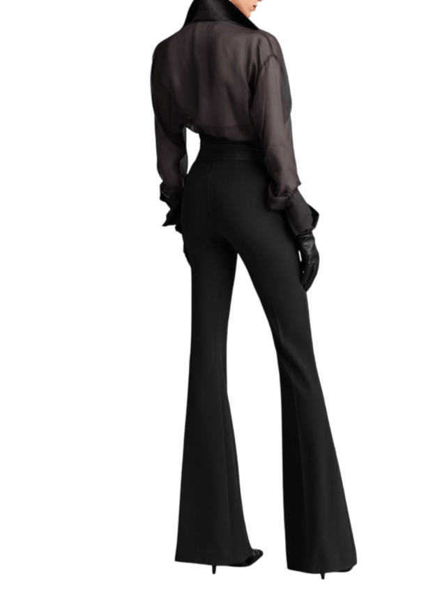 Aniye By pantaloni a zampa Sienna nero 181292 00336 ANIYE BY 