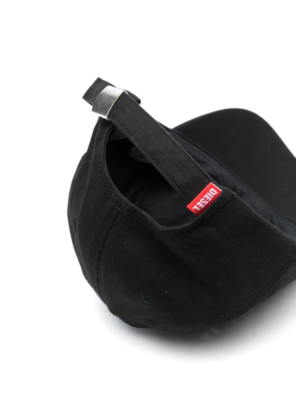 Diesel cappello con visiera e stampa logo nero J01607-KXA77 K900 DIESEL 