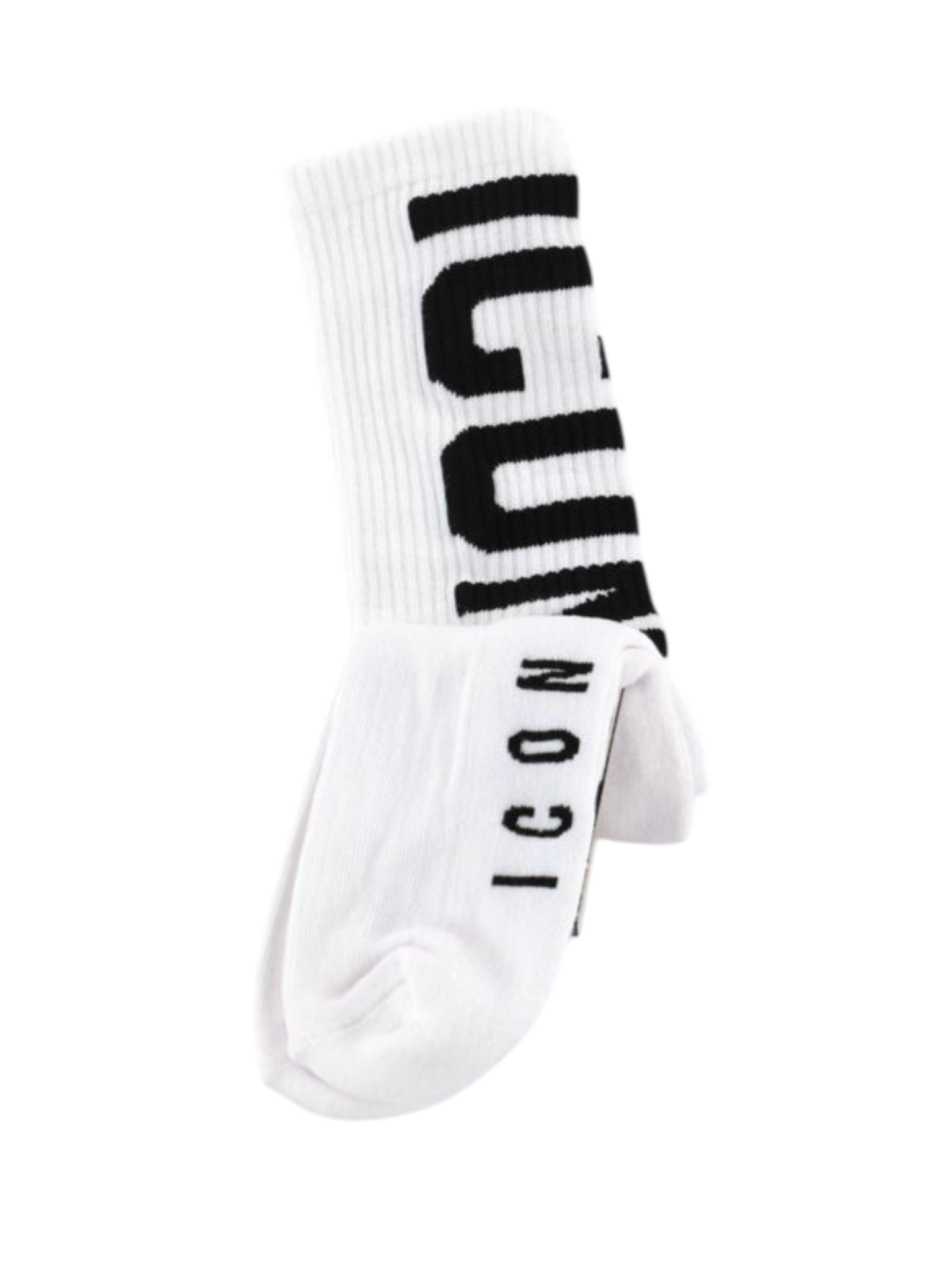 Icon calzini uomo con logo bianco ICXF2W6A017 BIANCO ICON 