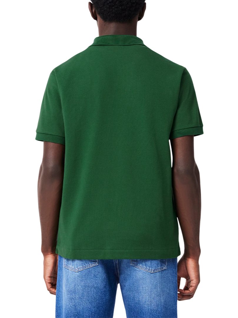 Lacoste polo manica corta 12.12 in piquè verde scuro